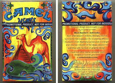 Camel Lights Smokers Pack Designs Volume 2 cigarettes hard box